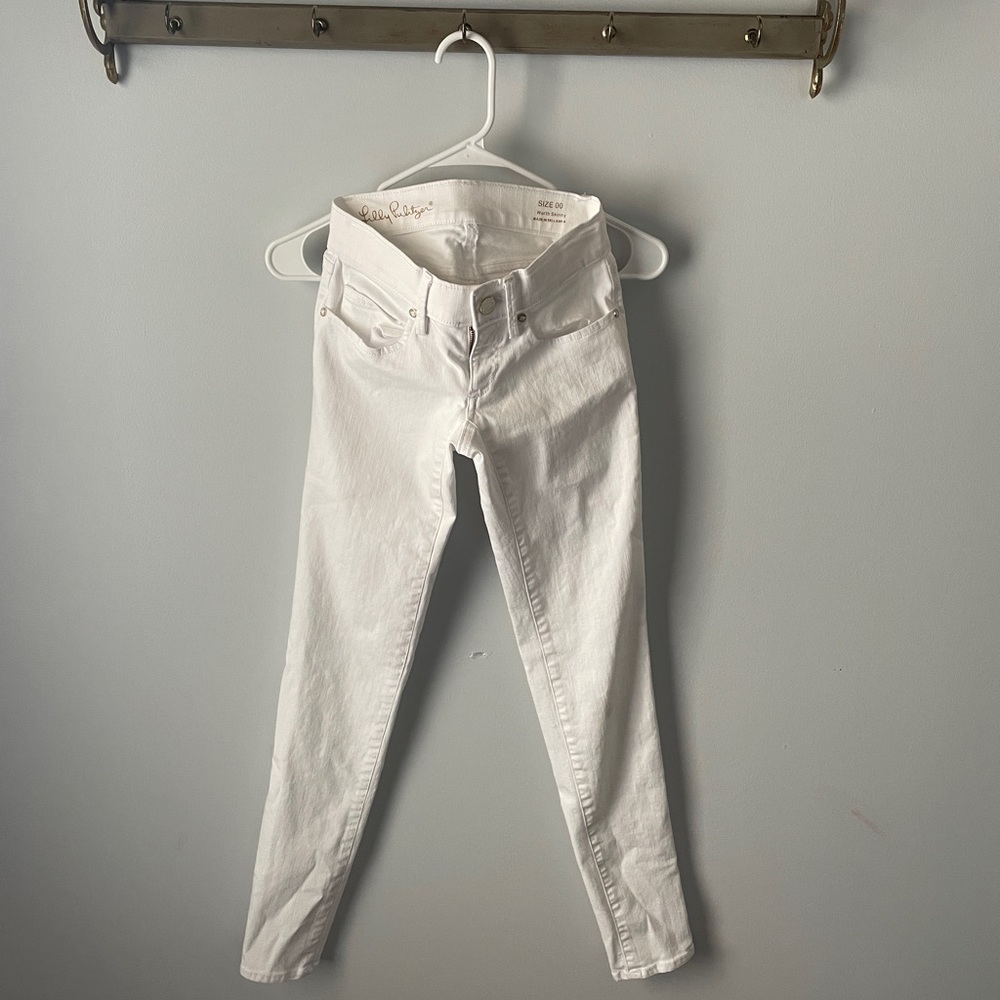 00 Lilly Pulitzer Worth Skinny white jeans